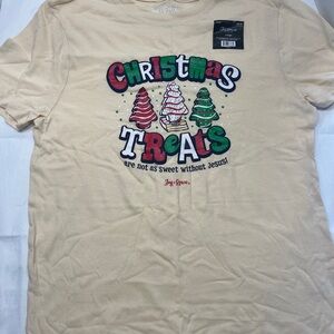 Kids Christmas Treats Cream T-Shirt